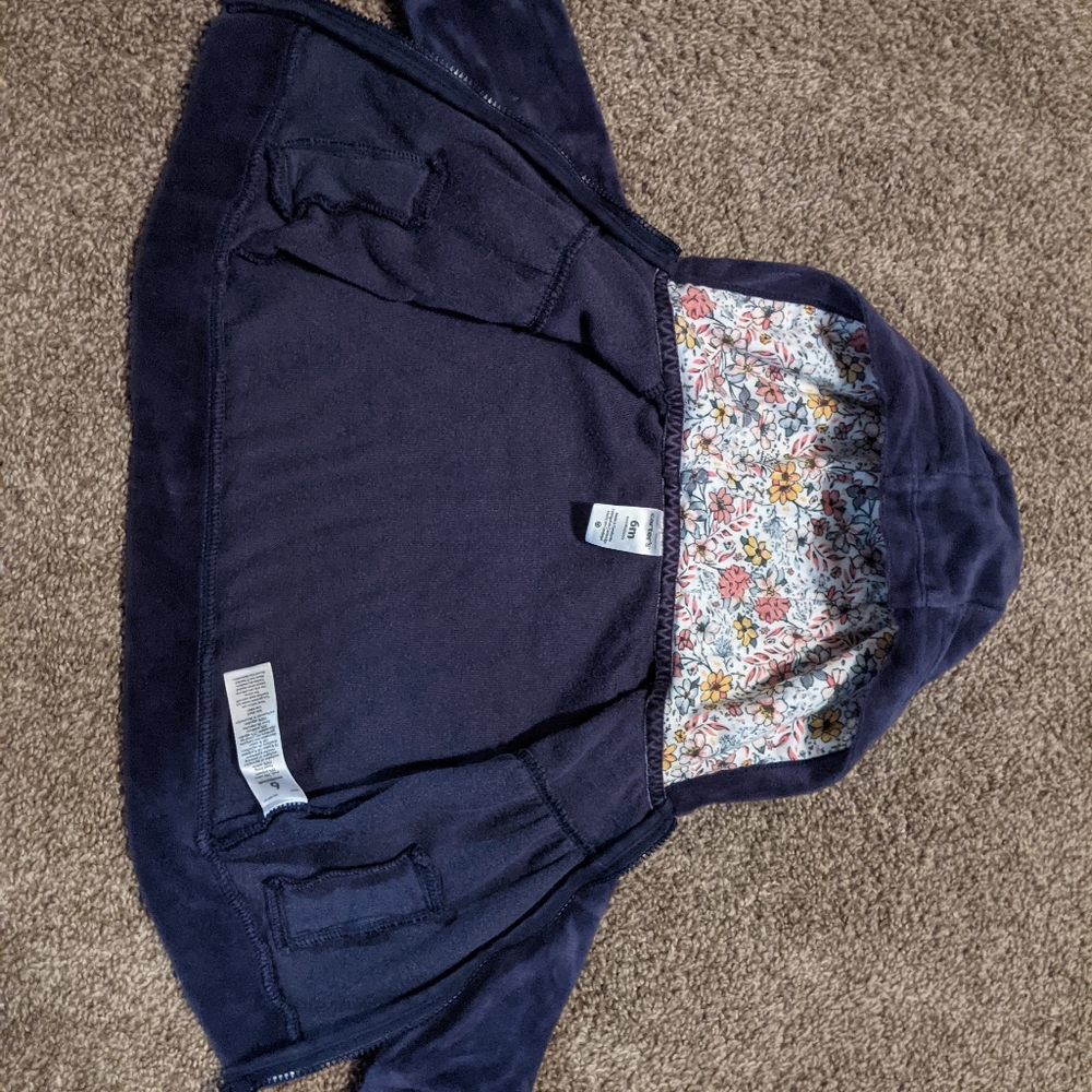 Carter's 6M Velour jacket